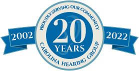 Proudly Serving Our Community 20 Years - 2002-2022 - Carolina Hearing Group